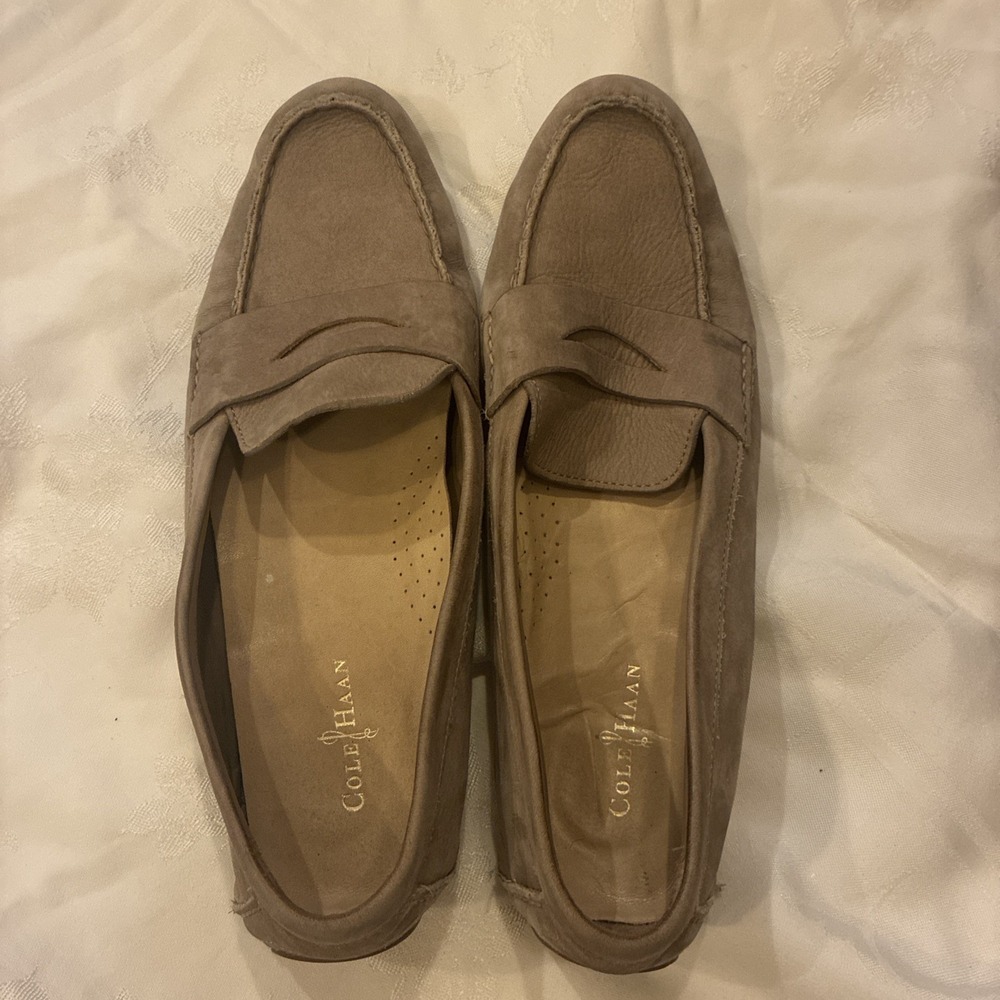 Women's Cole Haan Suede Driving Mocs Size 10 1/2 B